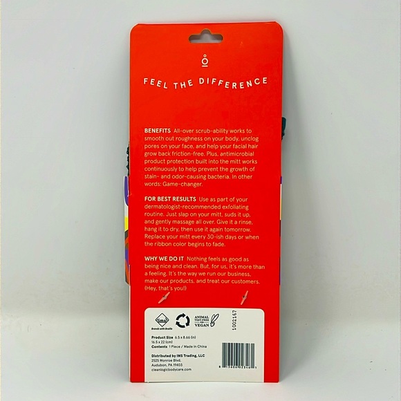 NWT Cleanlogic Sport Grooming and Body Mitt - Picture 9 of 9